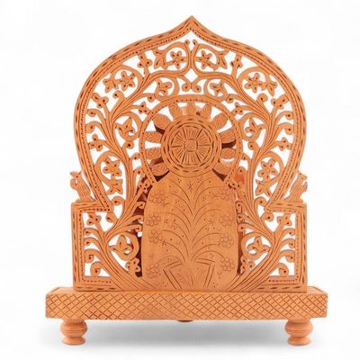 Alternate image for Jali Wood Sculpture of Elephant-Headed Hindu God Ganesha Sacred Ganesha