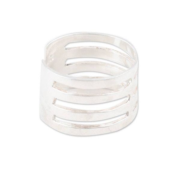 Alternate image for Polished Sterling Silver Wrap Toe Ring Crafted in India Trendy Exoticism