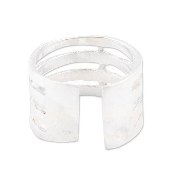 Alternate image for Polished Sterling Silver Wrap Toe Ring Crafted in India Trendy Exoticism