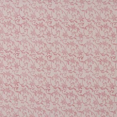 Alternate image for Cotton Sarong with Hand-Block Printed Floral and Vine Motifs Garden of Joy