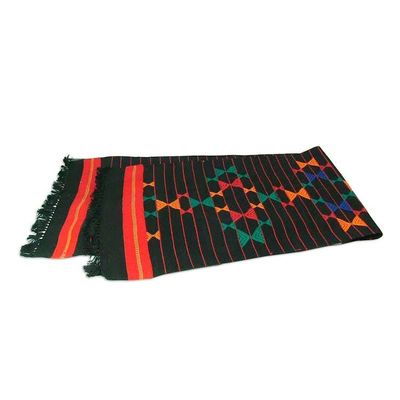 Alternate image for Hand-woven Cotton Runner Table Linen from India Colorful Constellations