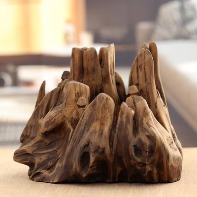 Primary image for Abstract Sculpture Crafted in India From Reclaimed Teak Wood Strong Nature