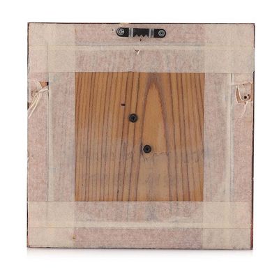 Alternate image for Abstract Nature-Inspired Vitreous Enamel on Copper Wall Art Unity with Nature