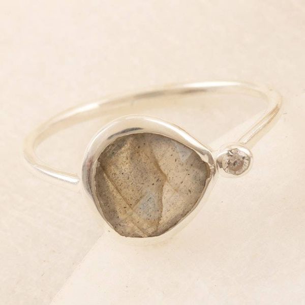 Alternate image for Artisan Crafted Labradorite Ring Storm Queen