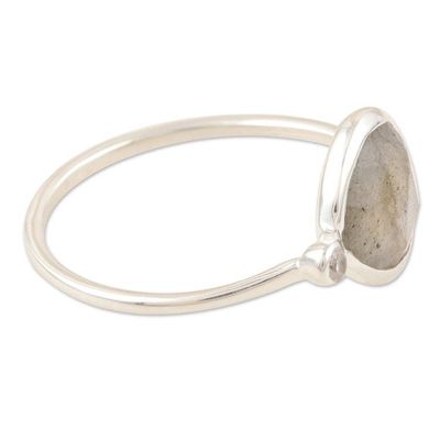 Alternate image for Artisan Crafted Labradorite Ring Storm Queen