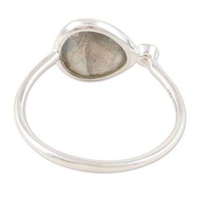 Alternate image for Artisan Crafted Labradorite Ring Storm Queen
