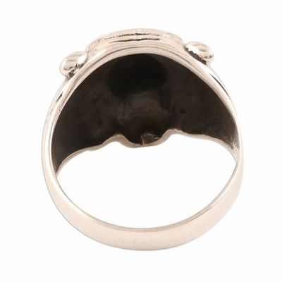 Alternate image for Mens Sterling Silver Tiger Ring Crafted in India Ferocious Tiger