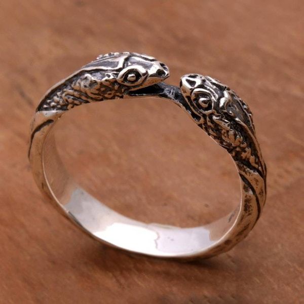 Alternate image for Sterling Silver Wrap Ring Snake Jewelry for Women Romantic Vipers