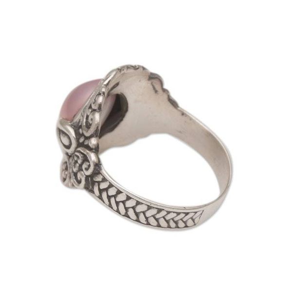 Alternate image for 925 Sterling Silver Freshwater Cultured Pearl Cocktail Ring Bali Refinement