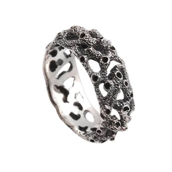 Alternate image for Mens Sterling Silver Ring Coral Reef
