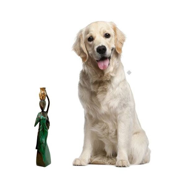 Alternate image for Albesia Wood Sculpture Water Jug