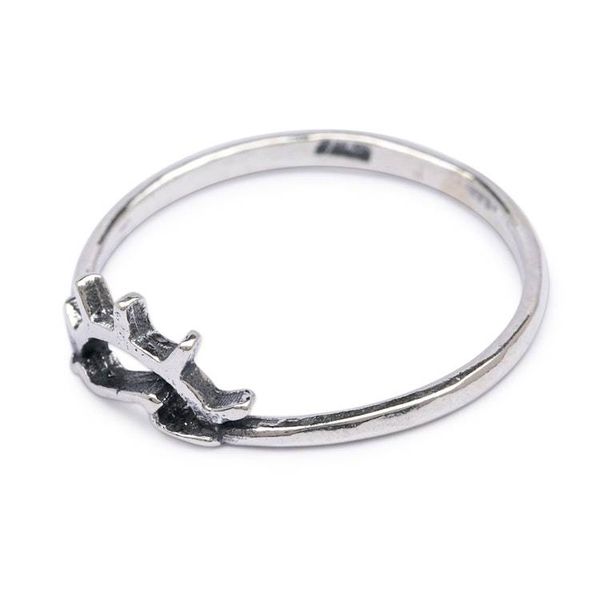 Alternate image for Nature-Themed Balinese-Made Sterling Silver Sunset Band Ring Sun Waves