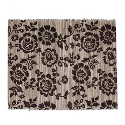 Alternate image for 5-Piece Set Table Runner  Placemats Made from Cotton Blend Lovely Sunflowers
