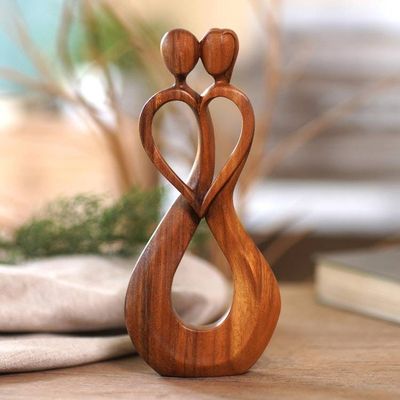 Primary image for Hand Made Suar Wood Statuette from Bali Caring Partners