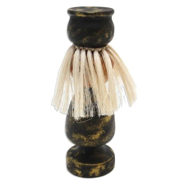 Alternate image for Handmade Albesia Wood Grandmother Statuette Caring Grandmother