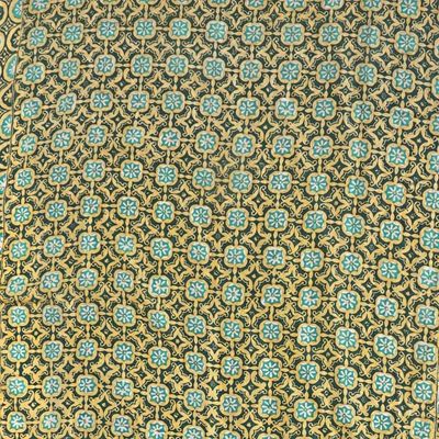 Alternate image for Green Truntum Patterned 100 Silk Batik Shawl Truntum Ijo