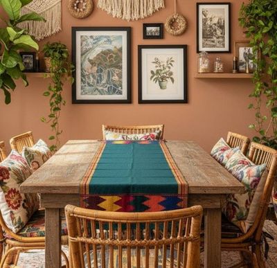 Alternate image for Hand-woven Green Zacualpa Table Runner