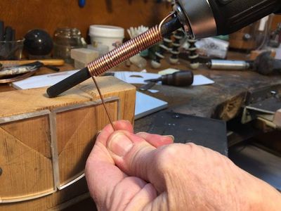 Alternate image for Chunky Hand Forged Copper Chain Link Bracelet or Anklet