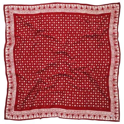 Alternate image for Large 39 Hand Dyed Batik Bandana, 100% Soft Cotton, Celebration