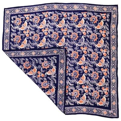 Alternate image for Large 39 Hand Dyed Batik Bandana, 100% Soft Cotton, Passion Flutter