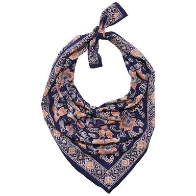 Alternate image for Large 39 Hand Dyed Batik Bandana, 100% Soft Cotton, Passion Flutter