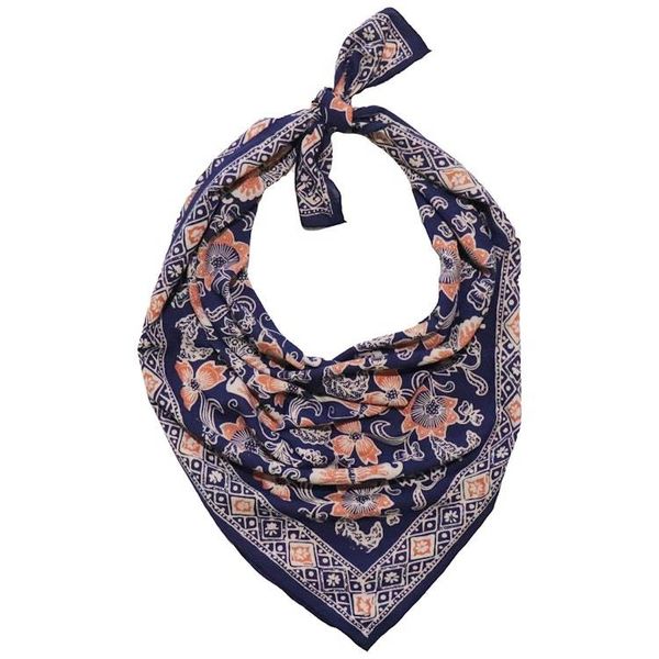 Alternate image for Large 39 Hand Dyed Batik Bandana, 100% Soft Cotton, Passion Flutter