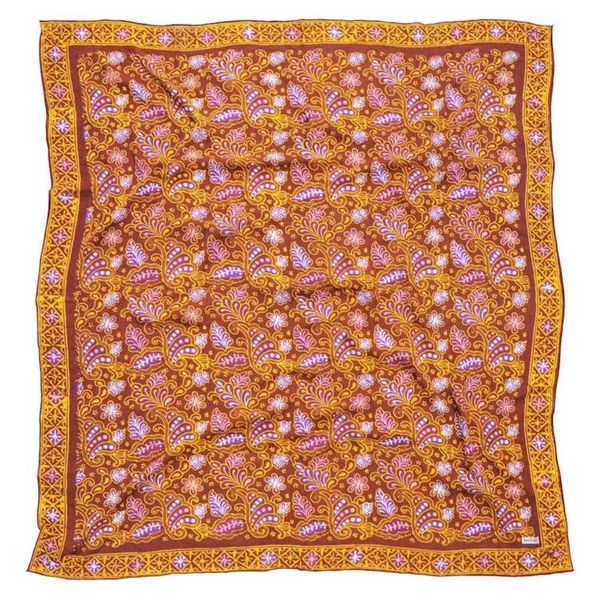 Alternate image for Large 39 Hand Dyed Batik Bandana, 100% Soft Cotton, Dusky fern