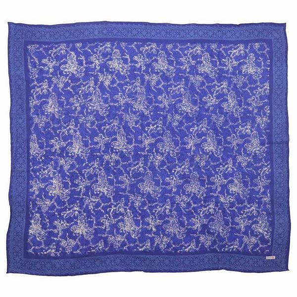 Alternate image for Large 39 Hand Dyed Batik Bandana, 100% Soft Cotton, Butterfly