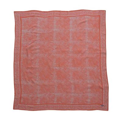 Alternate image for Large 39 Hand Dyed Batik Bandana, 100% Soft Cotton Voile, Golden Iris, Peach, Pink