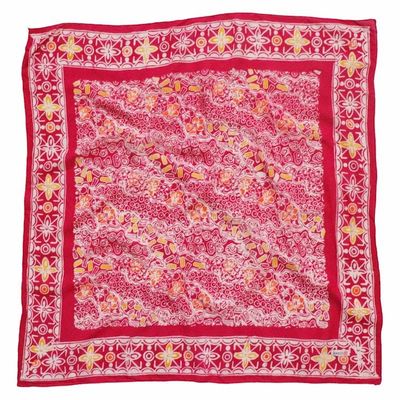 Main image for Hand Dyed Batik Bandana, 100% Soft Cotton, Magenta Magic, Pink