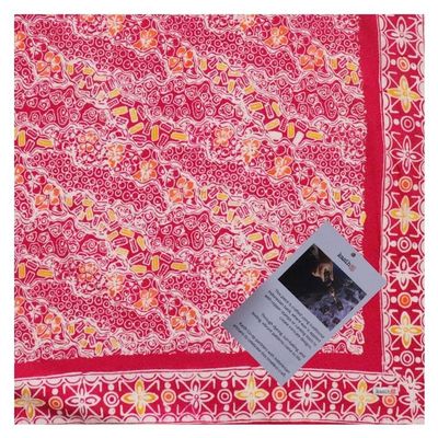 Alternate image for Hand Dyed Batik Bandana, 100% Soft Cotton, Magenta Magic, Pink