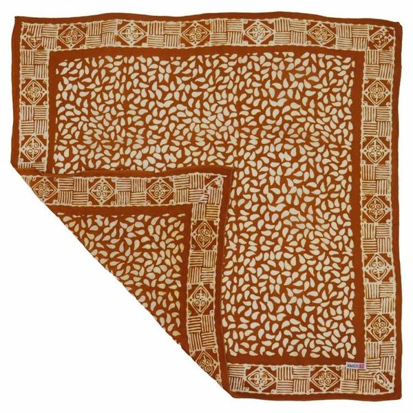 Alternate image for Hand Dyed Batik Bandana, 100% Soft Cotton, Sunrise Mist, Yellow