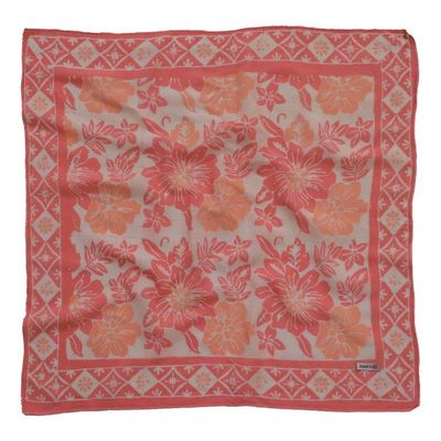 Alternate image for Hand Dyed Batik Bandana, 100% Soft Cotton, Pink Bloom