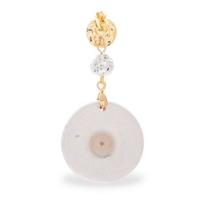 Alternate image for Talavera-Inspired Floral 14k Gold-Accented Dangle Earrings Endless Blue