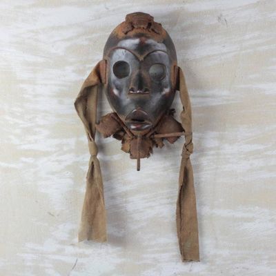Primary image for Fair Trade Nigerian Wood Mask Heart Fortunes
