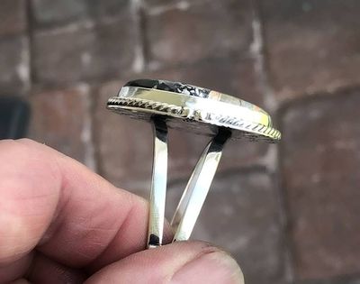 Alternate image for Maligano Jasper Sterling Silver Handmade Cuff Bracelet