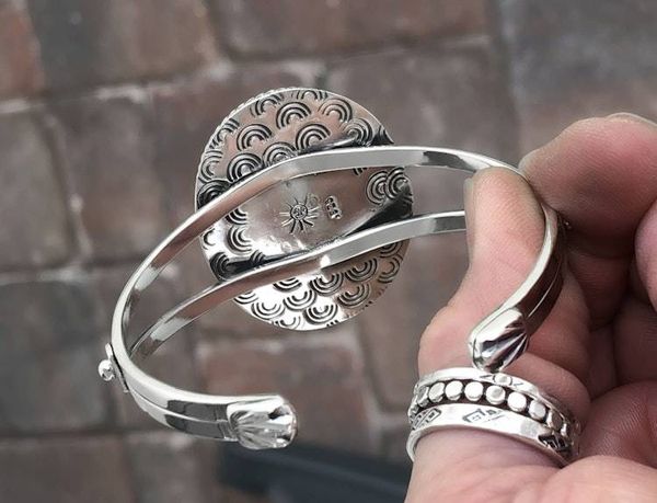 Alternate image for Maligano Jasper Sterling Silver Handmade Cuff Bracelet