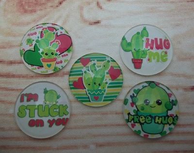 Alternate image for Whimsical Cactus Fridge Magnets
