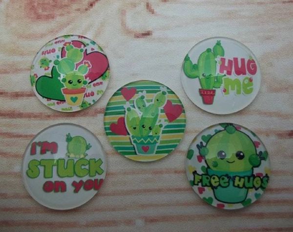 Alternate image for Whimsical Cactus Fridge Magnets
