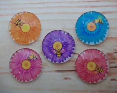 Alternate image for Bees and Daisies Fridge Magnets