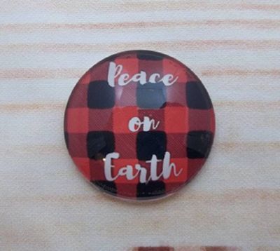 Alternate image for Buffalo Plaid Christmas Fridge Magnets