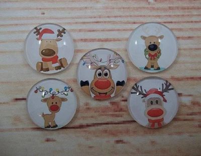 Primary image for Festive Christmas Reindeer Fridge Magnets