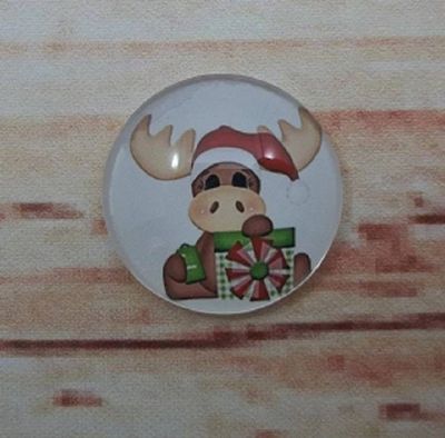 Alternate image for Festive Christmas Moose Fridge Magnets