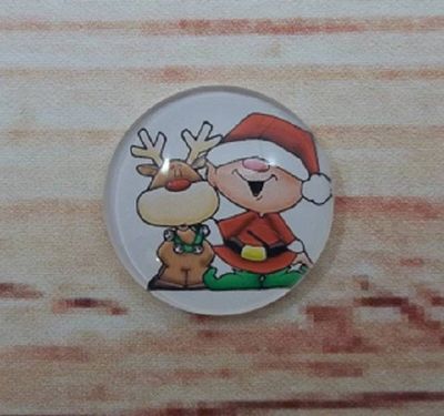Alternate image for Festive Christmas Moose Fridge Magnets