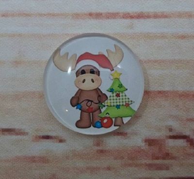 Alternate image for Festive Christmas Moose Fridge Magnets