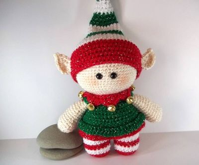 Alternate image for Amigurumi Christmas Elf