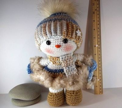 Alternate image for Amigurumi Snow Baby Girl Elizabeth
