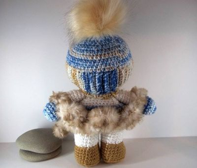 Alternate image for Amigurumi Snow Baby Girl Elizabeth