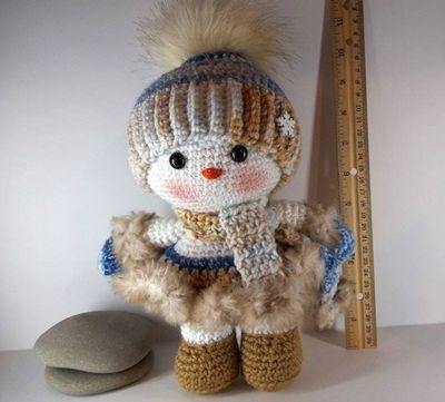 Alternate image for Amigurumi Snow Baby Girl Elizabeth