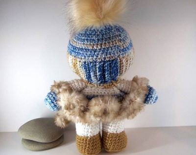 Alternate image for Amigurumi Snow Baby Girl Elizabeth